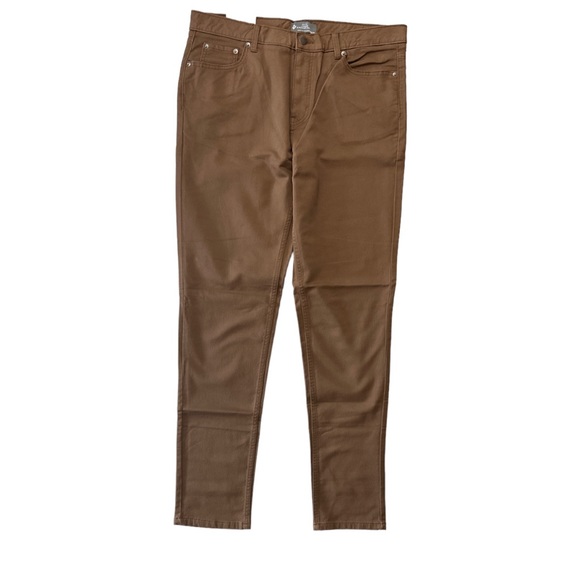 COPY - Member's Mark Men's Slim Fit Logan Stretch  5 Pocket Pant 38x32 NWT brown - Picture 1 of 3